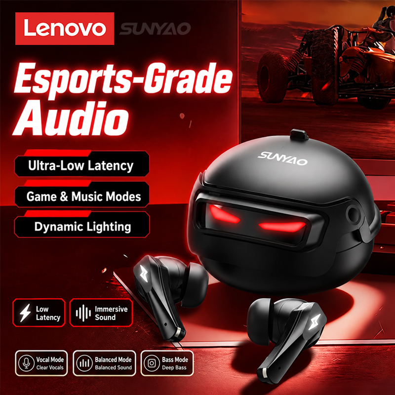 Outdoor Sport Games - Choice Lenovo GT101 Gaming Headset Wireless