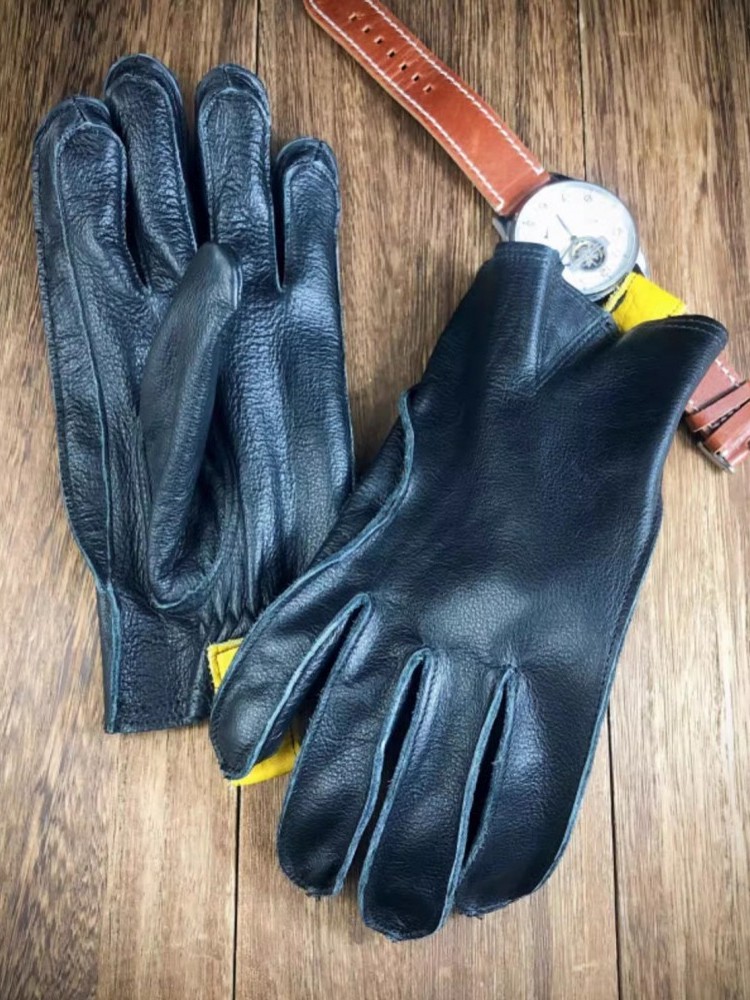 Vintage Men Motorcycle Riding  - Horse Riding Glove 评论和价格