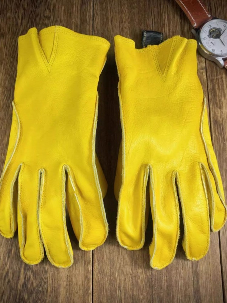 Vintage Men Motorcycle Riding  - Horse Riding Glove 评论和价格