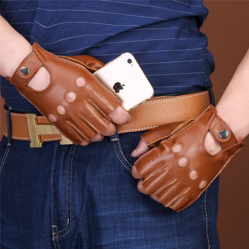 Genuine leather gloves with ha - Horse Riding Glove 评论和价格