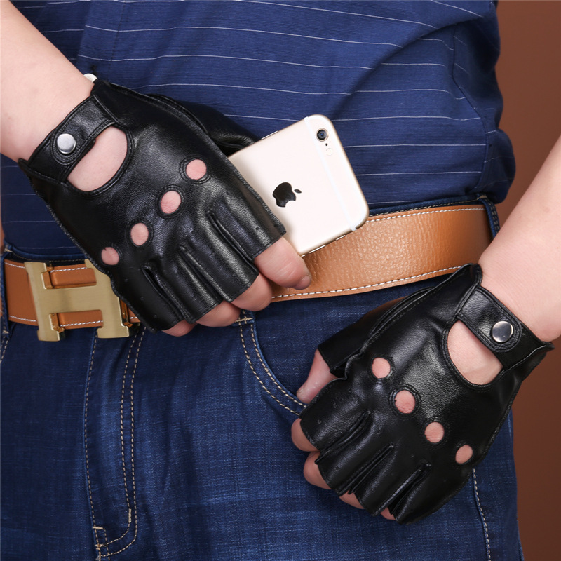 Genuine leather gloves with ha - Horse Riding Glove 评论和价格
