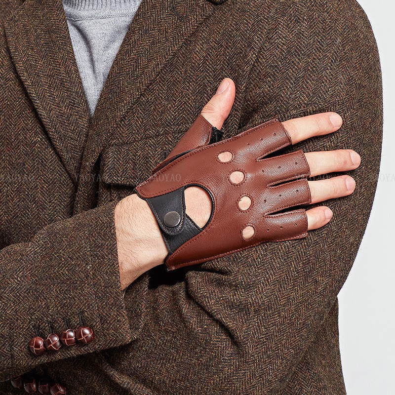 Spring Male100% Pure Real Leat - Horse Riding Glove 评论和价格
